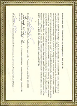 GRAS Certification